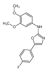 N-(3,4-dimethoxyphenyl)-5-(4-fluorophenyl)oxazol-2-amine CAS:681002-93-7 manufacturer & supplier