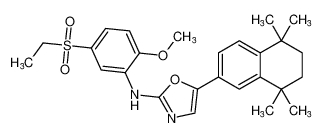 N-(5-(ethylsulfonyl)-2-methoxyphenyl)-5-(5,5,8,8-tetramethyl-5,6,7,8-tetrahydronaphthalen-2-yl)oxazol-2-amine CAS:681003-36-1 manufacturer & supplier