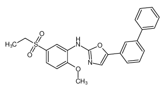 5-([1,1'-biphenyl]-3-yl)-N-(5-(ethylsulfonyl)-2-methoxyphenyl)oxazol-2-amine CAS:681003-68-9 manufacturer & supplier