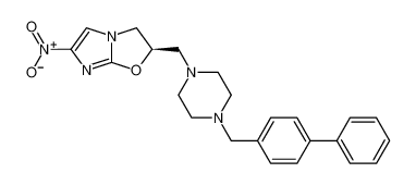 (R)-2-((4-([1,1'-biphenyl]-4-ylmethyl)piperazin-1-yl)methyl)-6-nitro-2,3-dihydroimidazo[2,1-b]oxazole CAS:681034-17-3 manufacturer & supplier