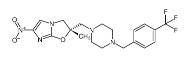 (S)-2-methyl-6-nitro-2-((4-(4-(trifluoromethyl)benzyl)piperazin-1-yl)methyl)-2,3-dihydroimidazo[2,1-b]oxazole CAS:681034-20-8 manufacturer & supplier