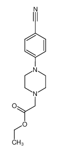 [4-(4-cyano-phenyl)-piperazin-1-yl]-acetic acid ethyl ester CAS:68104-73-4 manufacturer & supplier