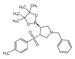 rel-(3R,4S)-1-benzyl-3-(4,4,5,5-tetramethyl-1,3,2-dioxaborolan-2-yl)-4-tosylpyrrolidine CAS:681120-16-1 manufacturer & supplier