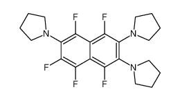 Pyrrolidine, 1,1',1'-(1,4,5,7,8-pentafluoro-2,3,6-naphthalenetriyl)tris- CAS:681122-30-5 manufacturer & supplier