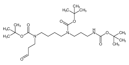 tert-butyl (4-((tert-butoxycarbonyl)(3-((tert-butoxycarbonyl)amino)propyl)amino)butyl)(3-oxopropyl)carbamate CAS:681124-06-1 manufacturer & supplier