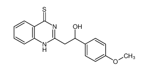 4(1H)-Quinazolinethione, 2-[2-hydroxy-2-(4-methoxyphenyl)ethyl]- CAS:681125-56-4 manufacturer & supplier