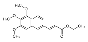 ethyl 3-(5,6,7-trimethoxynaphthalen-2-yl)propenoate CAS:681126-12-5 manufacturer & supplier