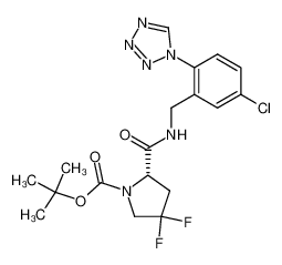 1-(tert-butoxycarbonyl)-N-[5-chloro-2-(1H-tetrazol-1-yl)benzyl]-4,4-difluoro-L-prolinamide CAS:681128-16-5 manufacturer & supplier