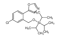 Oxazole, 5-[4-chloro-2-[[[tris(1-methylethyl)silyl]oxy]methyl]phenyl]- CAS:681128-87-0 manufacturer & supplier