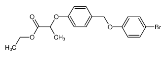 2-[4-(4-Bromo-phenoxymethyl)-phenoxy]-propionic acid ethyl ester CAS:68113-12-2 manufacturer & supplier