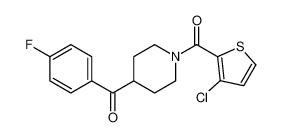 Piperidine, 1-[(3-chloro-2-thienyl)carbonyl]-4-(4-fluorobenzoyl)- CAS:681130-12-1 manufacturer & supplier