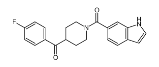 Piperidine, 4-(4-fluorobenzoyl)-1-(1H-indol-6-ylcarbonyl)- CAS:681130-48-3 manufacturer & supplier