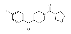 Piperidine, 4-(4-fluorobenzoyl)-1-[(tetrahydro-3-furanyl)carbonyl]- CAS:681131-51-1 manufacturer & supplier