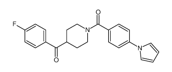 Piperidine, 4-(4-fluorobenzoyl)-1-[4-(1H-pyrrol-1-yl)benzoyl]- CAS:681131-64-6 manufacturer & supplier