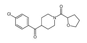 Piperidine, 4-(4-chlorobenzoyl)-1-[(tetrahydro-2-furanyl)carbonyl]- CAS:681131-75-9 manufacturer & supplier