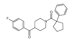 Piperidine, 4-(4-fluorobenzoyl)-1-[(1-phenylcyclopentyl)carbonyl]- CAS:681131-97-5 manufacturer & supplier