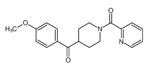 Piperidine, 4-(4-methoxybenzoyl)-1-(2-pyridinylcarbonyl)- CAS:681132-22-9 manufacturer & supplier