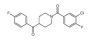 Piperidine, 1-(3-chloro-4-fluorobenzoyl)-4-(4-fluorobenzoyl)- CAS:681132-80-9 manufacturer & supplier