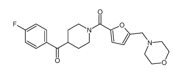 (4-(4-fluorobenzoyl)piperidin-1-yl)(5-(morpholinomethyl)furan-2-yl)methanone CAS:681132-89-8 manufacturer & supplier