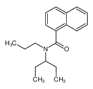 Naphthalene-1-carboxylic acid (1-ethyl-propyl)-propyl-amide CAS:68114-17-0 manufacturer & supplier