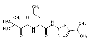 2-(3,3-dimethyl-2-oxobutanamido)-N-(5-isopropylthiazol-2-yl)pentanamide CAS:681141-76-4 manufacturer & supplier