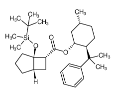 (1R,2S,5R)-5-methyl-2-(2-phenylpropan-2-yl)cyclohexyl (1S,5R,6R)-5-((tert-butyldimethylsilyl)oxy)bicyclo[3.2.0]heptane-6-carboxylate CAS:681146-62-3 manufacturer & supplier