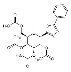 2-phenyl-5-(2,3,4,6-tetra-O-acetyl-β-D-galactopyranosyl)-1,3,4-oxadiazole CAS:68115-97-9 manufacturer & supplier