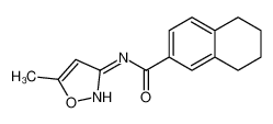 N-(5-Methyl-1,2-oxazol-3-yl)-5,6,7,8-tetrahydro-2-naphthalenecarb oxamide CAS:681170-12-7 manufacturer & supplier