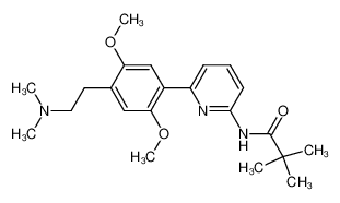 N-{6-[4-(2-Dimethylamino-ethyl)-2,5-dimethoxy-phenyl]-pyridin-2-yl}-2,2-dimethyl-propionamide CAS:681171-61-9 manufacturer & supplier