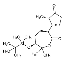 (3S,6S)-6-((tert-butyldimethylsilyl)oxy)-7,7-dimethyl-3-((1S,2S)-2-methyl-3-oxocyclopentyl)oxepan-2-one CAS:681180-33-6 manufacturer & supplier