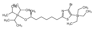 (S)-4-bromo-5-(triethylsilyl)-2-(6-((triisopropylsilyl)oxy)heptyl)thiazole CAS:681219-11-4 manufacturer & supplier