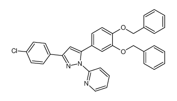 2-(5-(3,4-bis(benzyloxy)phenyl)-3-(4-chlorophenyl)-1H-pyrazol-1-yl)pyridine CAS:681230-96-6 manufacturer & supplier