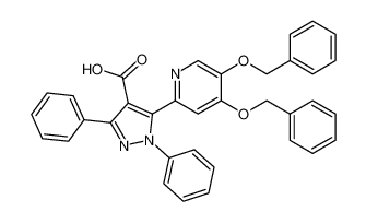 5-(4,5-bis(benzyloxy)pyridin-2-yl)-1,3-diphenyl-1H-pyrazole-4-carboxylic acid CAS:681232-54-2 manufacturer & supplier