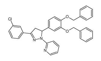 2-(5-(3,4-bis(benzyloxy)phenyl)-3-(3-chlorophenyl)-4,5-dihydro-1H-pyrazol-1-yl)pyridine CAS:681233-99-8 manufacturer & supplier