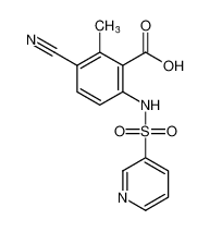 Benzoic acid, 3-cyano-2-methyl-6-[(3-pyridinylsulfonyl)amino]- CAS:681241-37-2 manufacturer & supplier