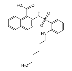 2-((2-(hexylamino)phenyl)sulfonamido)-1-naphthoic acid CAS:681241-67-8 manufacturer & supplier