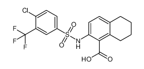 2-((4-chloro-3-(trifluoromethyl)phenyl)sulfonamido)-5,6,7,8-tetrahydronaphthalene-1-carboxylic acid CAS:681242-87-5 manufacturer & supplier