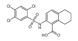 2-((2,4,5-trichlorophenyl)sulfonamido)-5,6,7,8-tetrahydronaphthalene-1-carboxylic acid CAS:681242-88-6 manufacturer & supplier