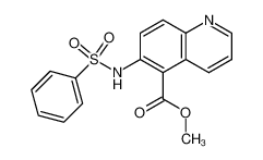 methyl 6-[(phenylsulfonyl)amino]-5-quinolinecarboxylate CAS:681246-34-4 manufacturer & supplier