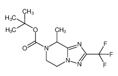 tert-butyl 8-methyl-2-(trifluoromethyl)-5,6-dihydro-[1,2,4]triazolo[1,5-a]pyrazine-7(8H)-carboxylate CAS:681249-60-5 manufacturer & supplier