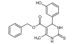 benzyl 4-(3-hydroxyphenyl)-6-methyl-2-thioxo-1,2,3,4-tetrahydropyrimidine-5-carboxylate CAS:681257-88-5 manufacturer & supplier