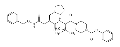 4-[2S-(3-benzyloxycarbamoyl-2R-cyclopentylmethyl-propionylamino)-3,3-dimethyl-butyryl]-piperazine-1-carboxylic acid phenyl ester CAS:681261-56-3 manufacturer & supplier