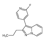 3-(2-fluoropyridin-4-yl)-2-propylpyrazolo[1,5-a]pyridine CAS:681261-86-9 manufacturer & supplier