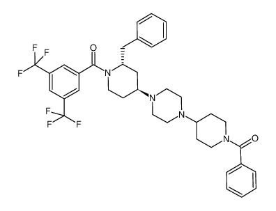 ((2R,4S)-4-(4-(1-benzoylpiperidin-4-yl)piperazin-1-yl)-2-benzylpiperidin-1-yl)(3,5-bis(trifluoromethyl)phenyl)methanone CAS:681290-31-3 manufacturer & supplier