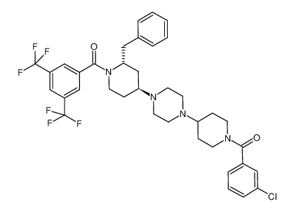 (4-(4-((2R,4S)-2-benzyl-1-(3,5-bis(trifluoromethyl)benzoyl)piperidin-4-yl)piperazin-1-yl)piperidin-1-yl)(3-chlorophenyl)methanone CAS:681290-58-4 manufacturer & supplier