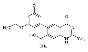 6-(3-chloro-5-ethoxyphenyl)-7-isopropyl-2-methylquinazolin-4(1H)-one CAS:681292-17-1 manufacturer & supplier