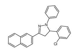 5-(2-chlorophenyl)-3-(naphthalen-2-yl)-1-phenyl-4,5-dihydro-1H-pyrazole CAS:681293-57-2 manufacturer & supplier