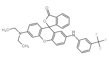 6'-(diethylamino)-2'-[[3-(trifluoromethyl)phenyl]amino]spiro[isobenzofuran-1(3H),9'-[9H]xanthene]-3-one CAS:68134-61-2 manufacturer & supplier