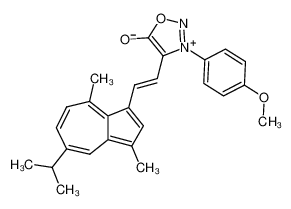 4-[trans-2-(5-isopropyl-3,8-dimethyl-azulen-1-yl)-vinyl]-3-(4-methoxy-phenyl)-sydnone CAS:68135-99-9 manufacturer & supplier