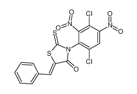 5-benzylidene-3-(3,6-dichloro-2,4-dinitro-phenyl)-2-thioxo-thiazolidin-4-one CAS:68142-53-0 manufacturer & supplier